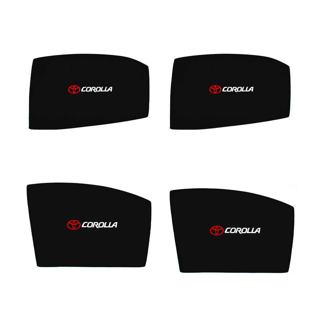Toyota Corolla Side Shades With Logo - Model 2015-2026