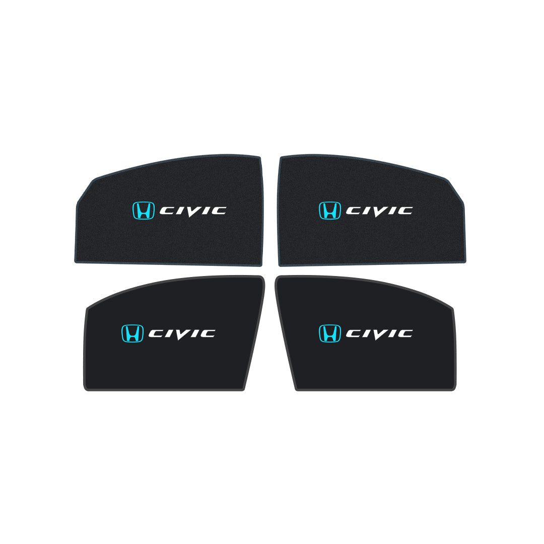 Honda Civic Side Shades With Logo - Model 2022-2026