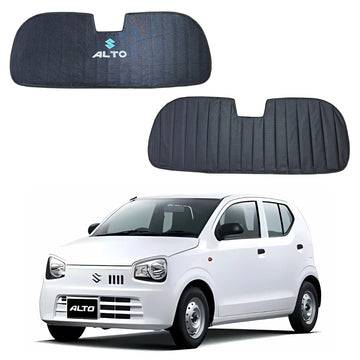 Suzuki Alto Double Layered Back Shade With Logo - Model 2017-2026