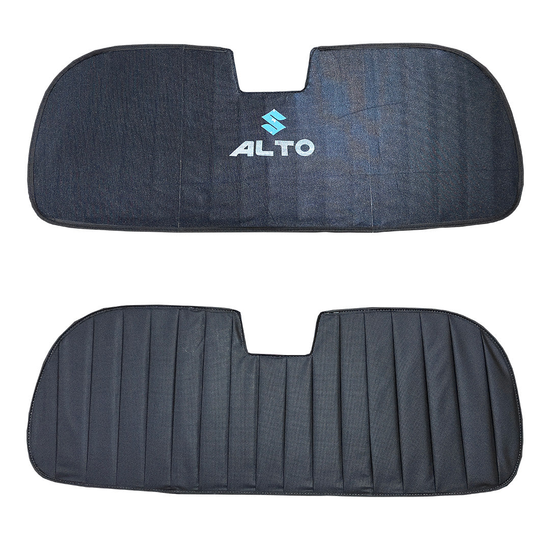 Suzuki Alto Double Layered Back Shade With Logo - Model 2017-2026