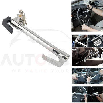 Automobile Lock Car Security Steel Lock For Steering To Clutch