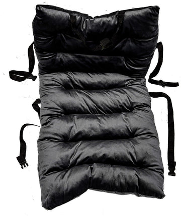 Universal Car Seat Velvet Cushion - Black