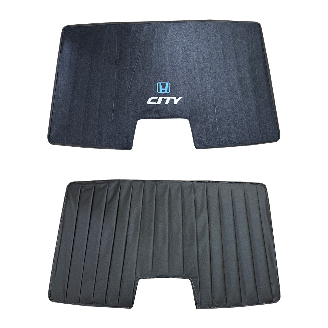Honda City Double Layered Back Shade With Logo - Model 2021-2026