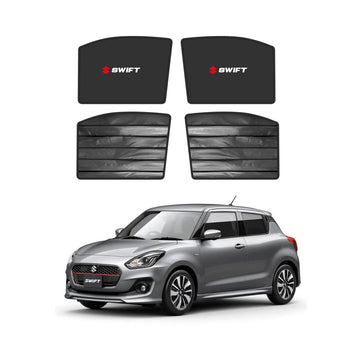 Suzuki Swift Double Layered Side Shades With Logo - Model 2022-2026