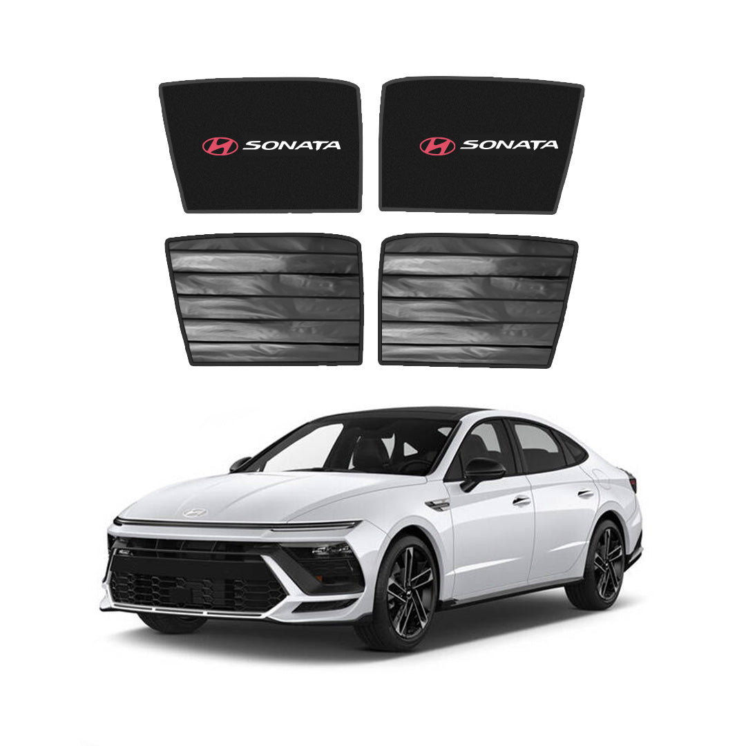 Hyundai Sonata Double Layered Side Shades With Logo - Model 2025-2026