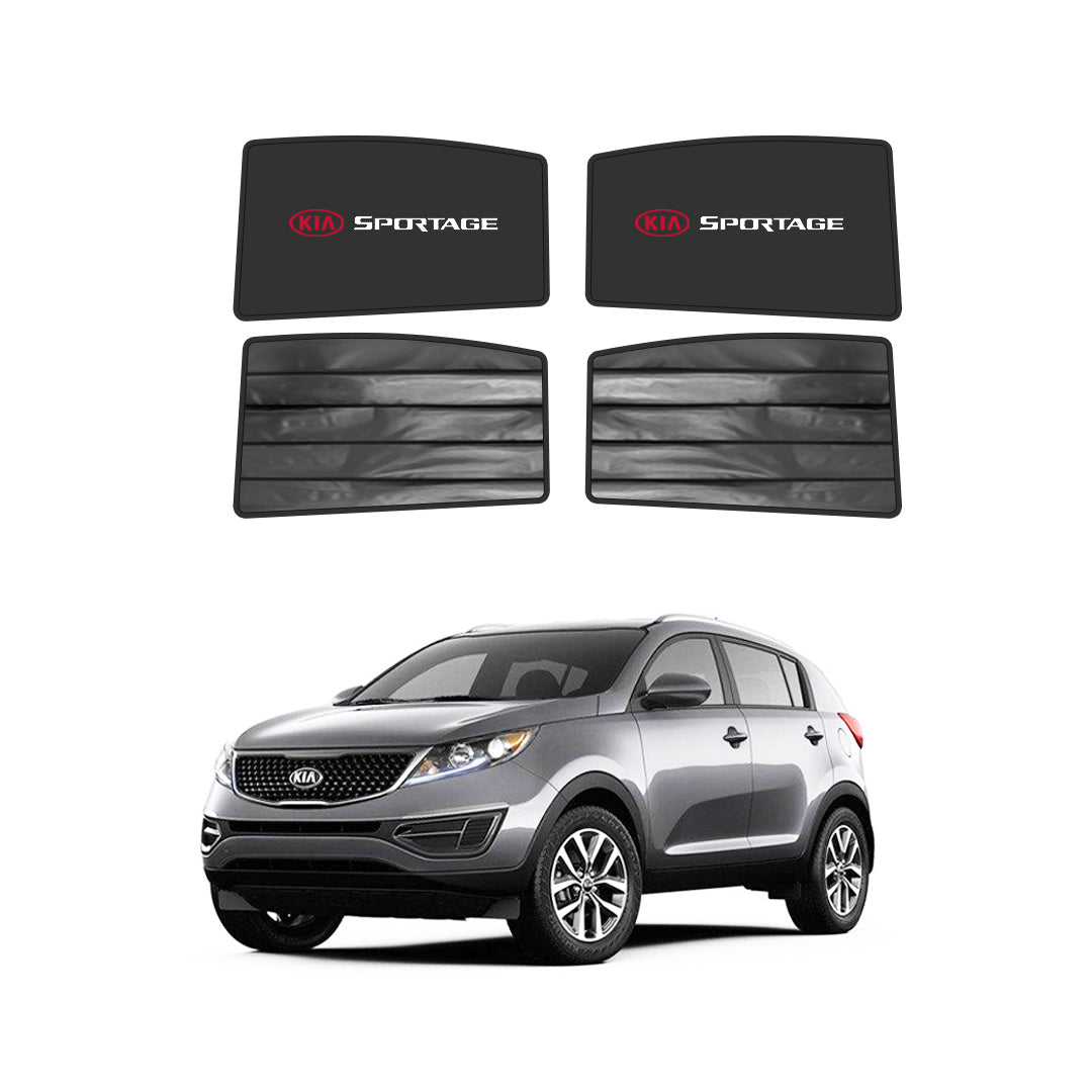 Kia Sportage Double Layered Side Shades With Logo - Model 2019-2024