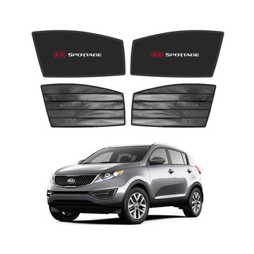 Kia Sportage Double Layered Side Shades With Logo - Model 2019-2024