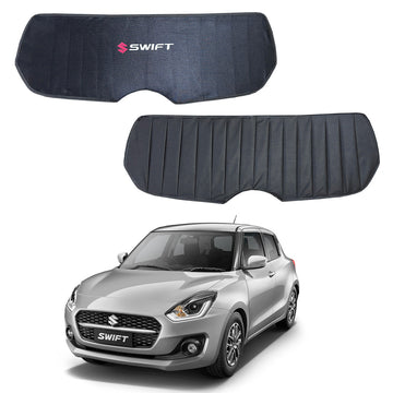 Suzuki Swift Double Layered Back Shade With Logo - Model 2022-2026