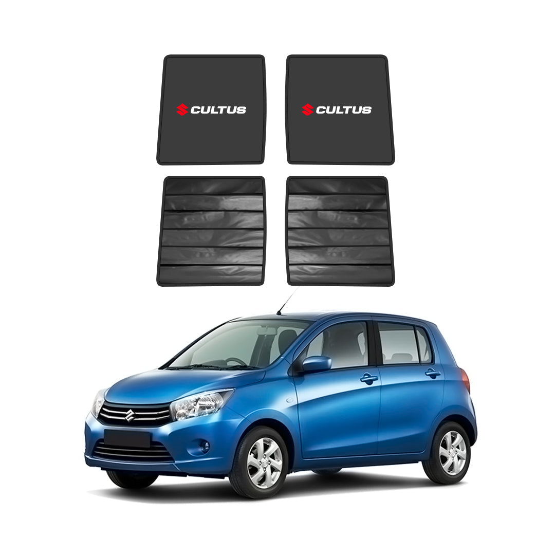 Suzuki Cultus Double Layered Side Shades With Logo - Model 2017-2026