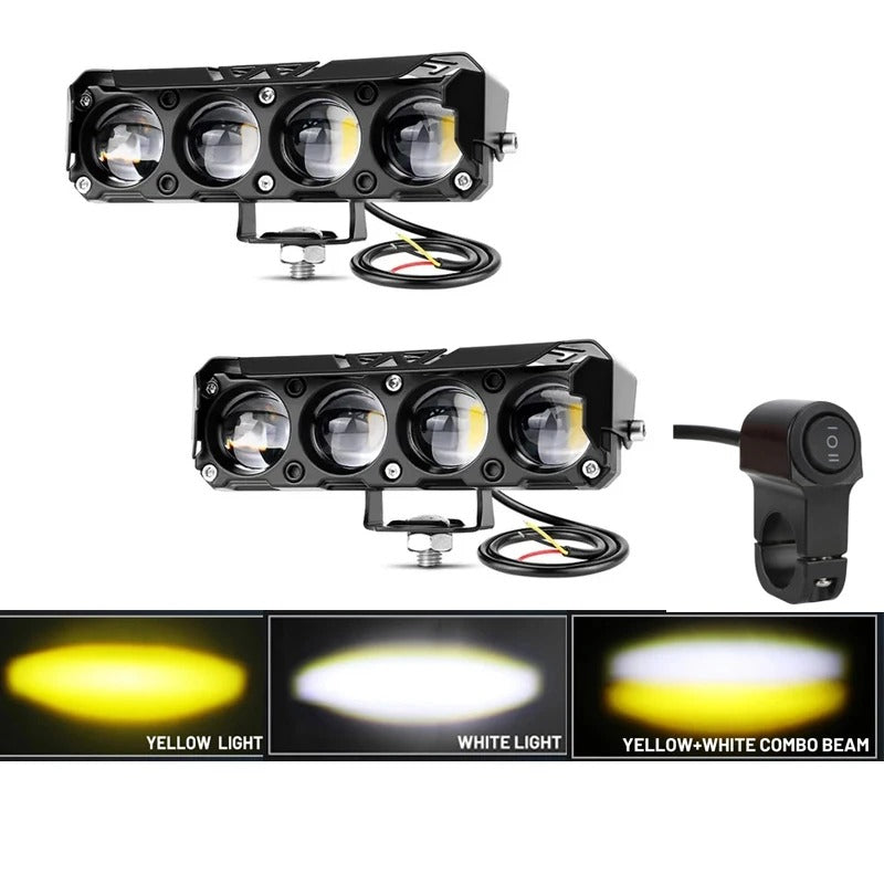 4 lens LED