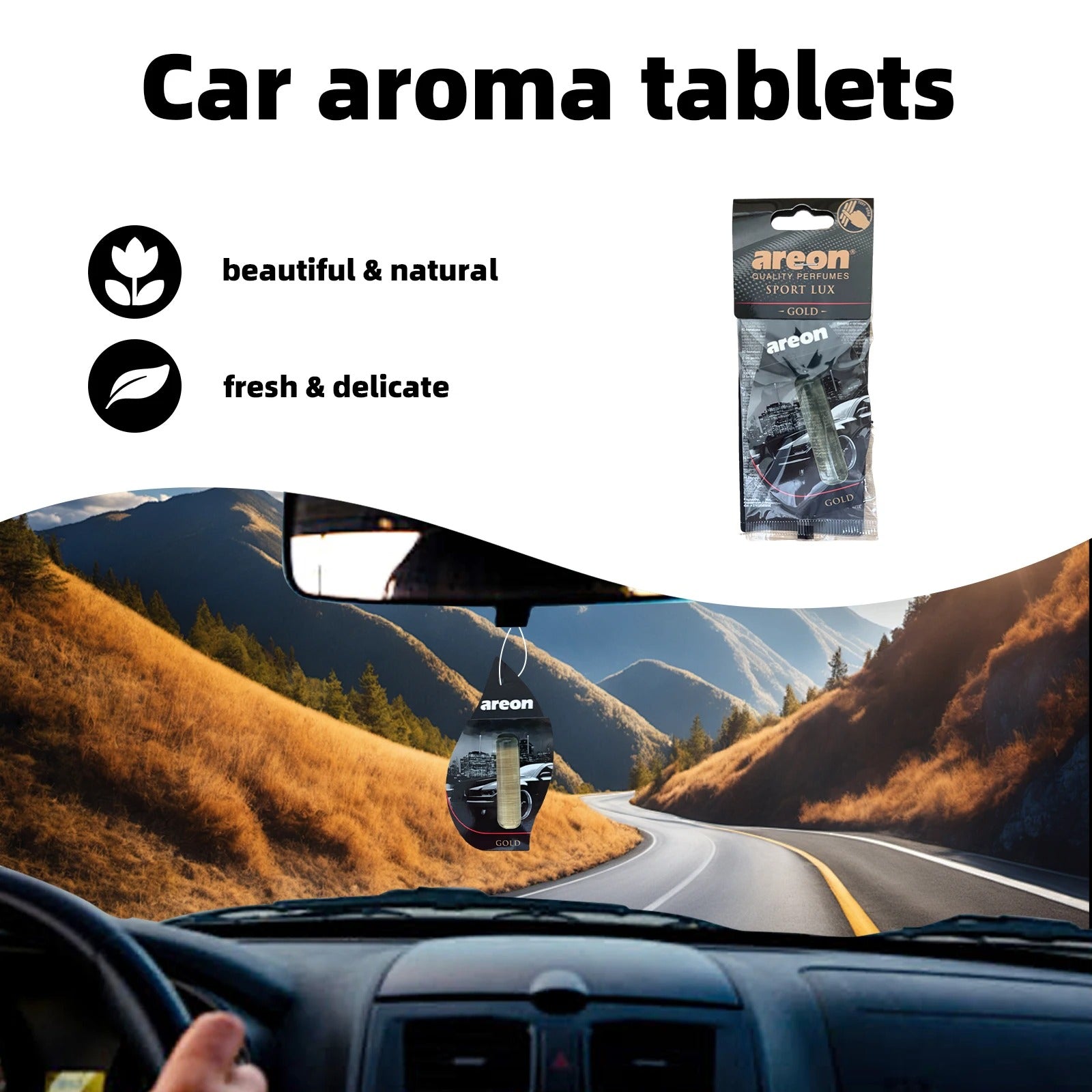 Aeron car perfumed card