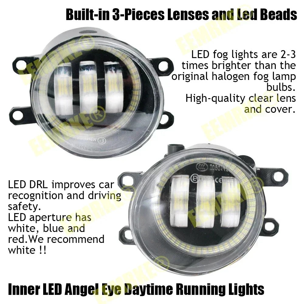 1 set Upgraded LED/DRL Fog Lights