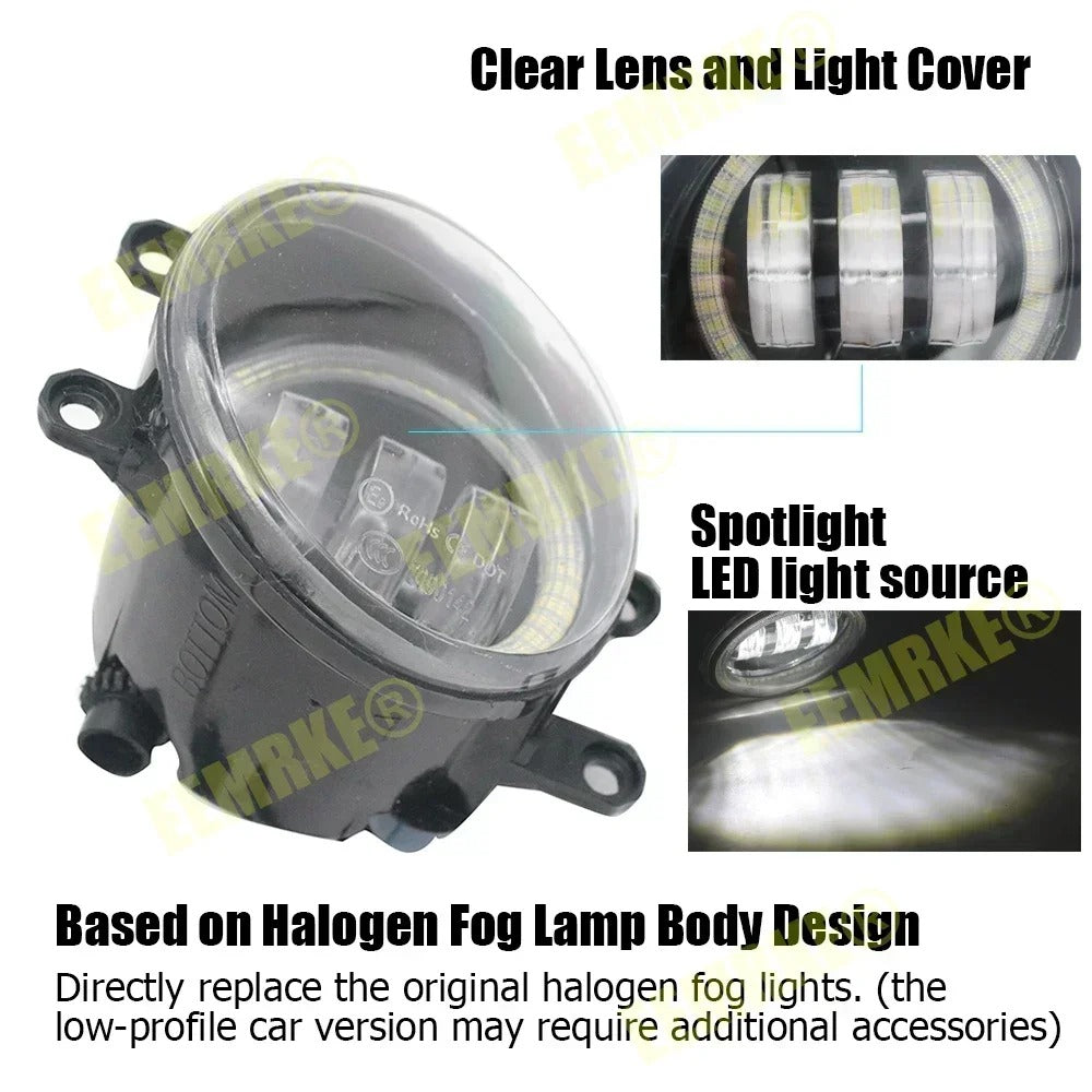 1 set Upgraded LED/DRL Fog Lights