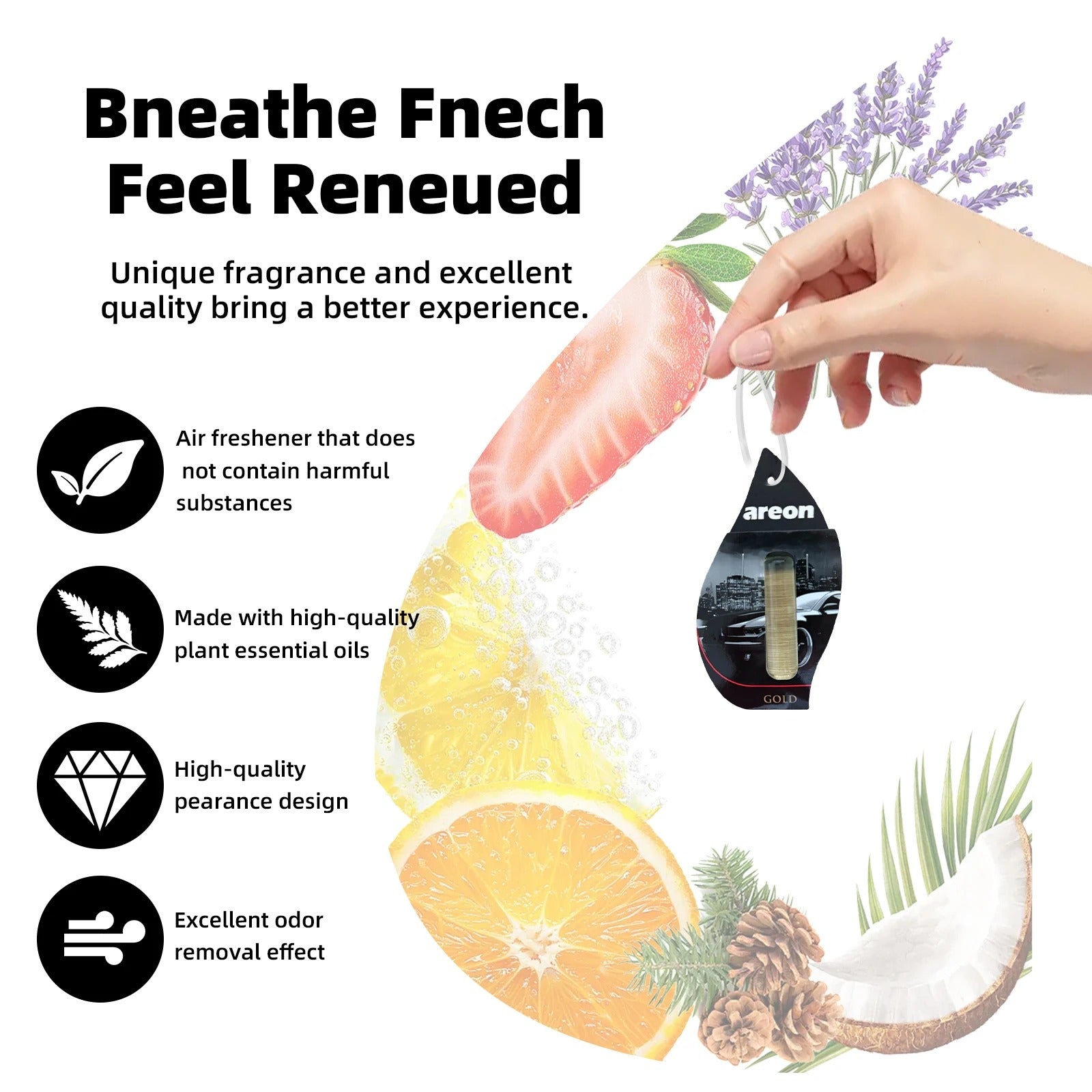 Aeron car perfumed card