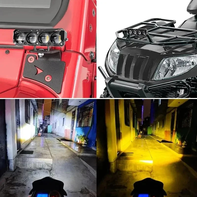 4 lens LED