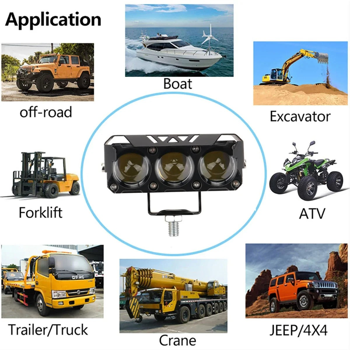 3 Lens Super bright light